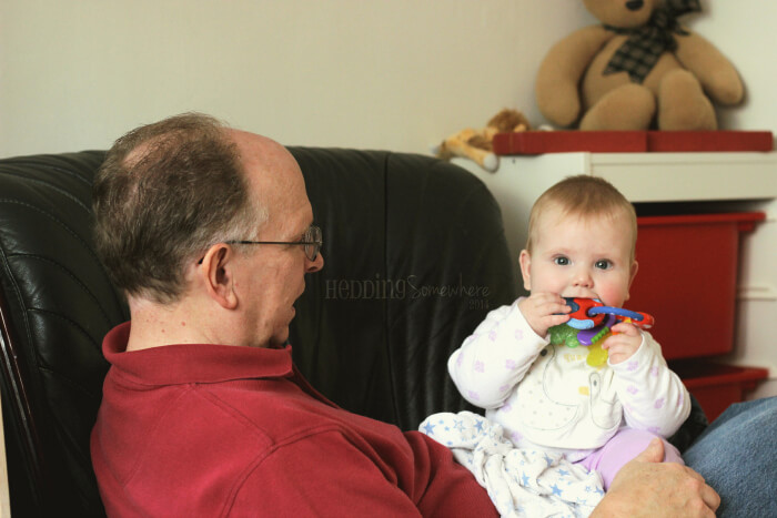 Grandpa and Eva Joy