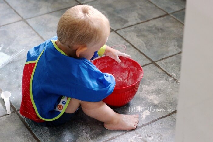 Lessons from a Toddler make a mess 3